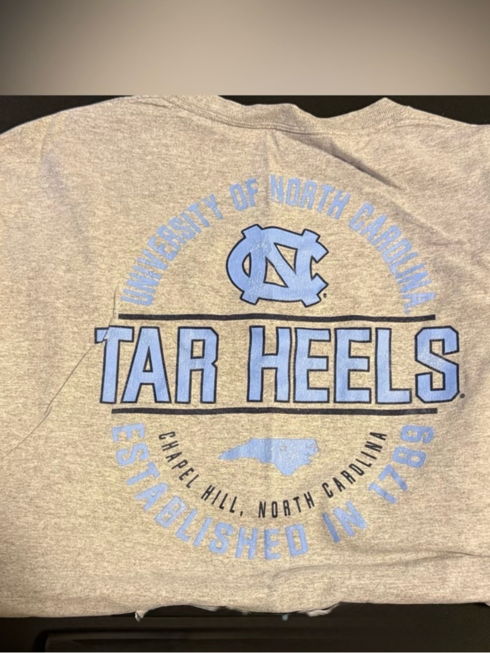Carolina Tarheels Long Sleeve Shirt